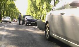 Kelyje Klaipėda-Palanga susidūrė automobiliai