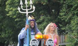 Spalvinga eisena nuskaidrino Jūros šventės nuotaiką