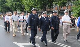 Spalvinga eisena nuskaidrino Jūros šventės nuotaiką