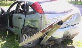 Kelyje Klaipėda-Palanga susidūrė automobiliai