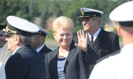 Prezidentė pajūryje atvėrė piniginę