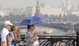 Rusijos sostinė Maskva skendi smoge