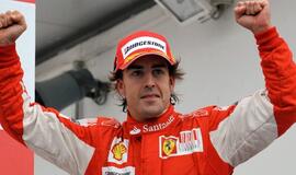 Vokietijoje triumfavo "Ferrari" pilotai