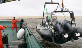 Kuršių mariose išgelbėti du pramogautojai