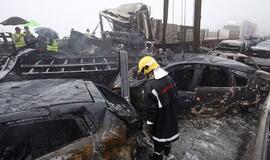 Per masinę autoavariją Portugalijoje žuvo 5 žmonės, 72 buvo sužeisti