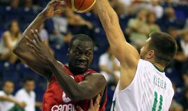 Lietuvos rinktinė įveikė Kanados krepšininkus