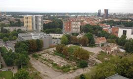 Žvilgsnis į Klaipėdą nuo bažnyčios bokšto