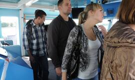 Klaipėdiečiai lankėsi karo laivuose