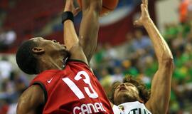 Lietuvos rinktinė įveikė Kanados krepšininkus