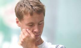 Ričardas Berankis smuktelėjo žemyn