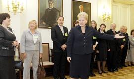 Dalia Grybauskaitė: priėmimo į menų studijas tvarka turi būti keičiama iš esmės