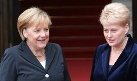 Dalia Grybauskaitė susitiko su Angela Merkel