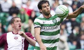Edinburgo "Hearts" futbolininkai pralaimėjo Glazgo "Celtic" komandai