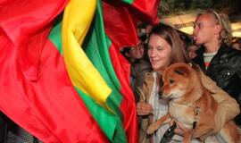 Lietuvos vyrų krepšinio rinktinės sutikimas Kaune - antradienio vakarą