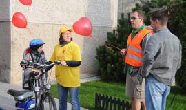 Klaipėdos medikai surengė dviračių žygį per miestą