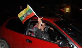 Lietuvos krepšininkai išvedė klaipėdiečius į gatves