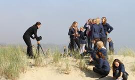 Pajūrio jaunimas dalyvavo švedės meno akcijoje