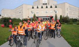 Klaipėdos medikai surengė dviračių žygį per miestą