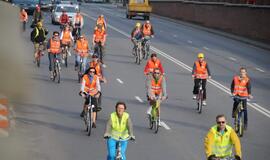 Klaipėdos medikai surengė dviračių žygį per miestą