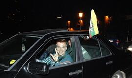 Lietuvos krepšininkai išvedė klaipėdiečius į gatves