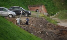 Archeologiniai kasinėjimai Klaipėdos piliavietės teritorijoje