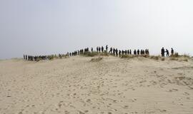 Pajūrio jaunimas dalyvavo švedės meno akcijoje