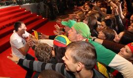 Lietuva pasitiko savo didvyrius - bronzą iškovojusią rinktinę