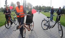Klaipėdos medikai surengė dviračių žygį per miestą