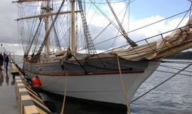 Į Klaipėdą atplaukė švedų burlaivis „Tre Kronor af  Stockholm“