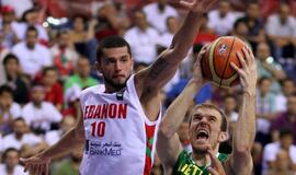 Lietuvos rinktinė nugalėjo Libano krepšininkus