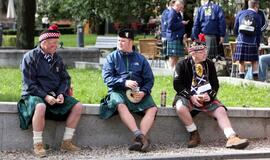 Škotijos futbolo rinktinės sirgaliai - jau Lietuvoje