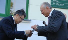 Klaipėdoje iškilo Kazachstano salelė