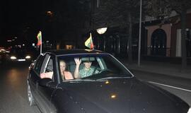 Lietuvos krepšininkai išvedė klaipėdiečius į gatves