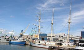 Burlaivį "Meridianas" apgadino rugpjūčio vėtros