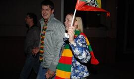 Lietuvos krepšininkai išvedė klaipėdiečius į gatves