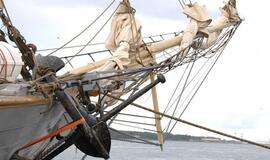 Į Klaipėdą atplaukė švedų burlaivis „Tre Kronor af  Stockholm“