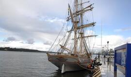 Į Klaipėdą atplaukė švedų burlaivis „Tre Kronor af  Stockholm“