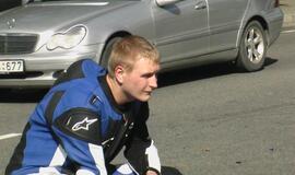 Avarija Klaipėdoje: minivenas susidūrė su motociklu