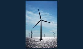 Baltijos jūroje paleista milžiniška vėjo elektrinė