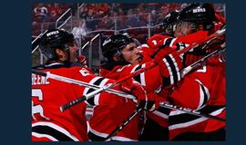 Dainiaus Zubraus įvartis &quot;Devils&quot; neišgelbėjo nuo pralaimėjimo &quot;Bruins&quot; ekipai