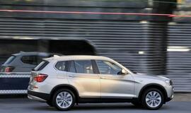 Kompanija BMW atnaujino kompaktinį visureigį X3