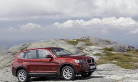 Kompanija BMW atnaujino kompaktinį visureigį X3