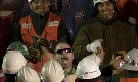 Čilėje tęsiama kalnakasių kėlimo iš avarinės šachtos operacija