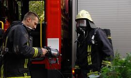 Uostamiesčio Minijos gatvėje - daugiabučio gaisras