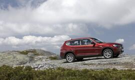 Kompanija BMW atnaujino kompaktinį visureigį X3