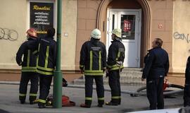 Uostamiesčio Minijos gatvėje - daugiabučio gaisras