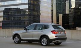 Kompanija BMW atnaujino kompaktinį visureigį X3