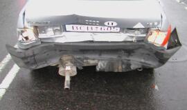 Girto vairuotojo sukelta avarija Minijos gatvėje