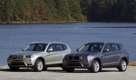 Kompanija BMW atnaujino kompaktinį visureigį X3