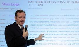 &quot;Wikileaks&quot; įkūrėjas: slaptų dokumentų paskelbimas niekam nepakenks